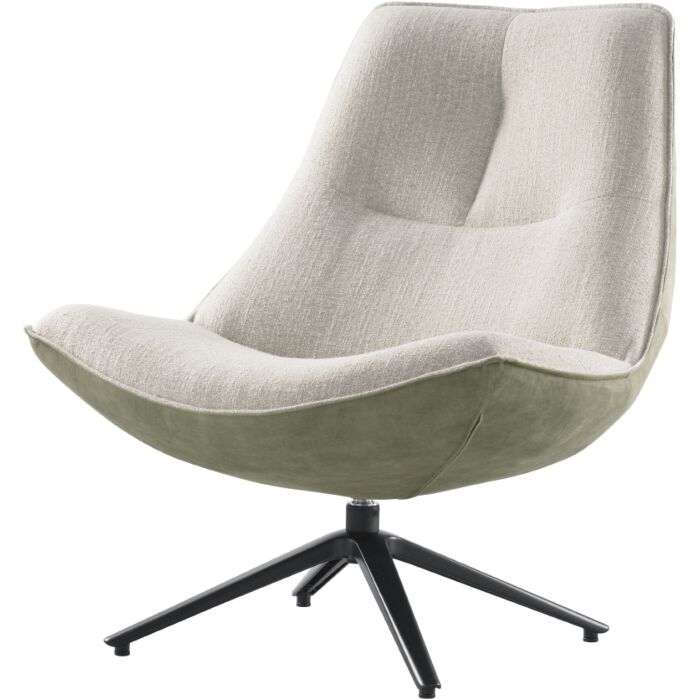 Draaifauteuil Monzone beige groen