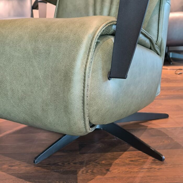 INHOUSE Relaxfauteuil Dalero S groen leer