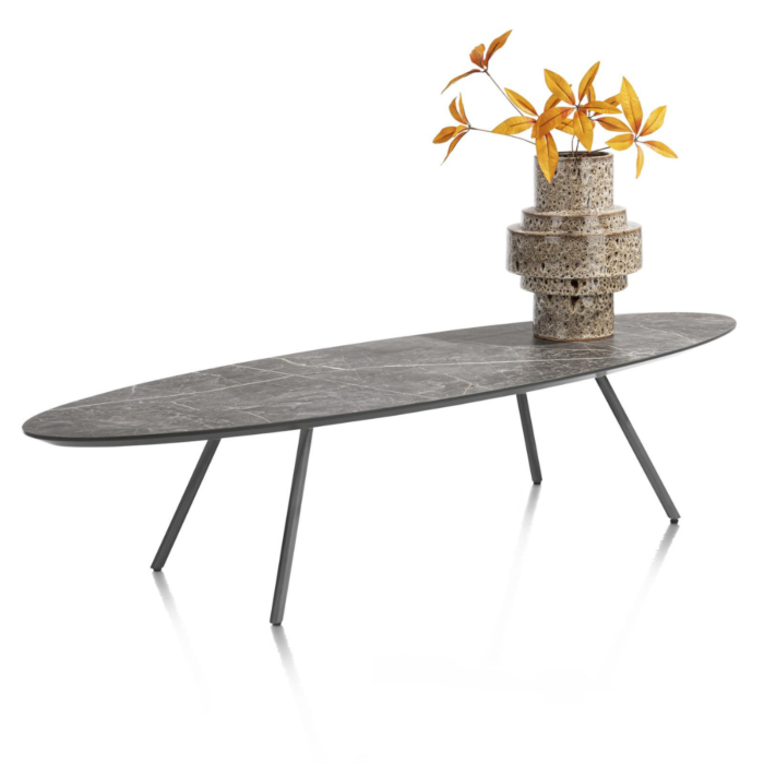 Salontafel Niora 150cm HPL Metal Graphite