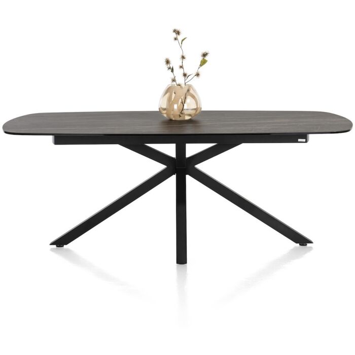 Eetkamertafel Montello Zwart 200 Cm   