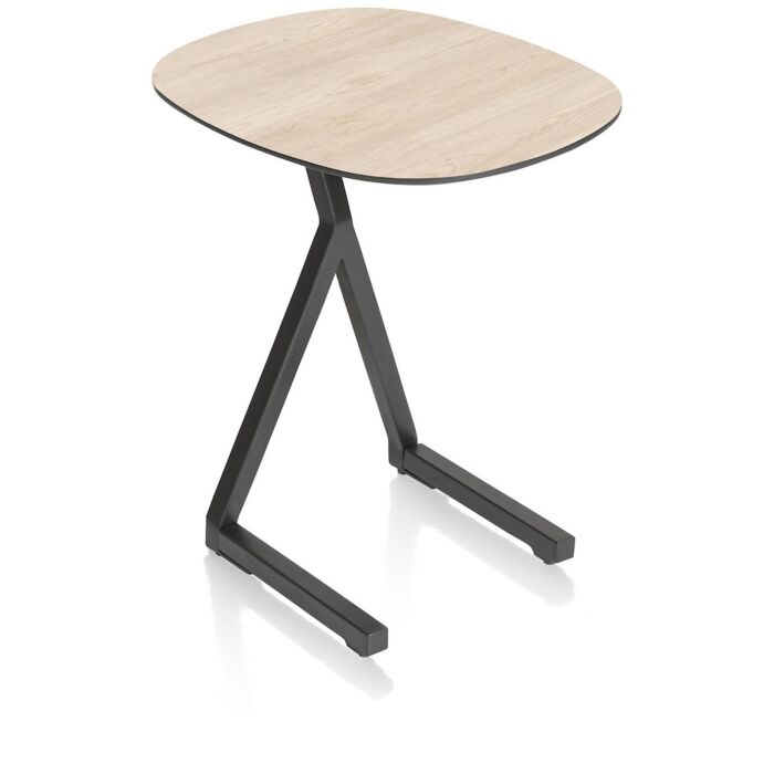 Minato, Laptop-Tafel 45 X 35 Cm. - Hoogte 52 Cm. - Light Natural Oak