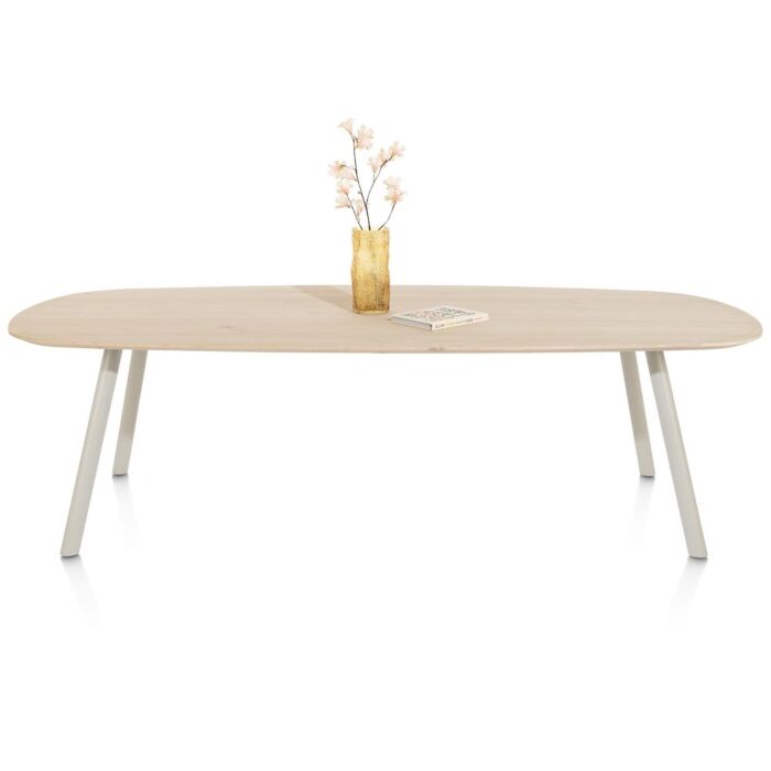 Eetkamertafel Niora 240 X 115 Deens Ovaal Silk Grey Naturel