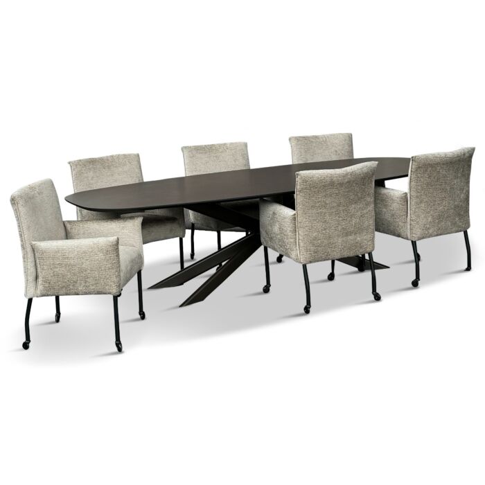 Luxe Eetkamertafel Olivia 300x120cm