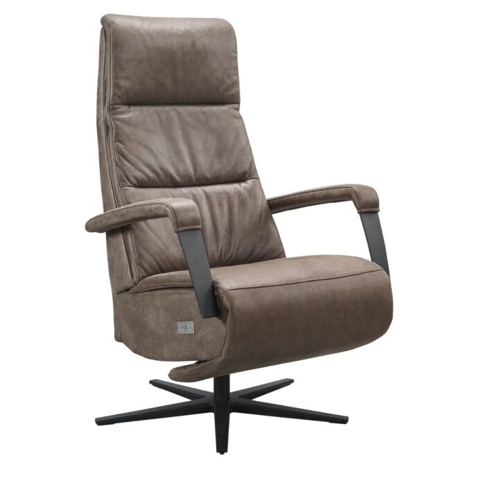 Relaxfauteuil Chanti M bruin vintage leer