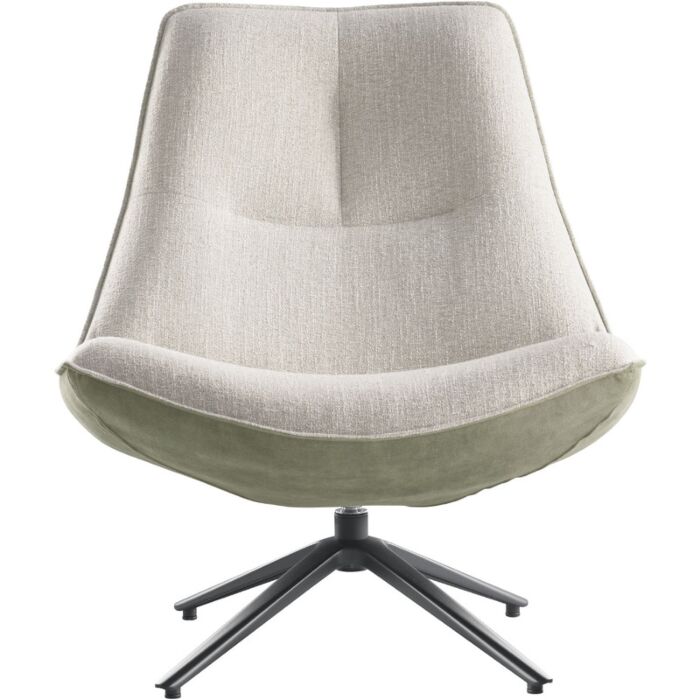 Draaifauteuil Monzone beige groen