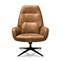 Fauteuil Capri Hoge Rug + Hocker