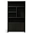  Boekenkast Jewel 4 Vaks 120cm Dark Brown