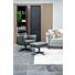 Fauteuil Matera Hoge Rug Groen Lederlook