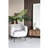 Fauteuil Violet Creme