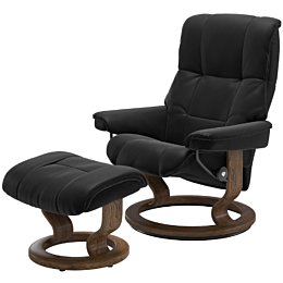 Stressless Relaxfauteuil Mayfair Bruin Onderstel -  Zwart