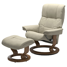 Stressless Relaxfauteuil Mayfair Bruin Onderstel - Cream