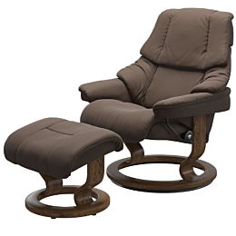 Stressless Relaxfauteuil Reno Bruin Leder