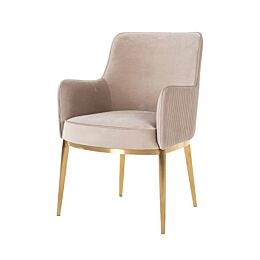 Richmond Interiors Stoel Breeze Khaki Velvet