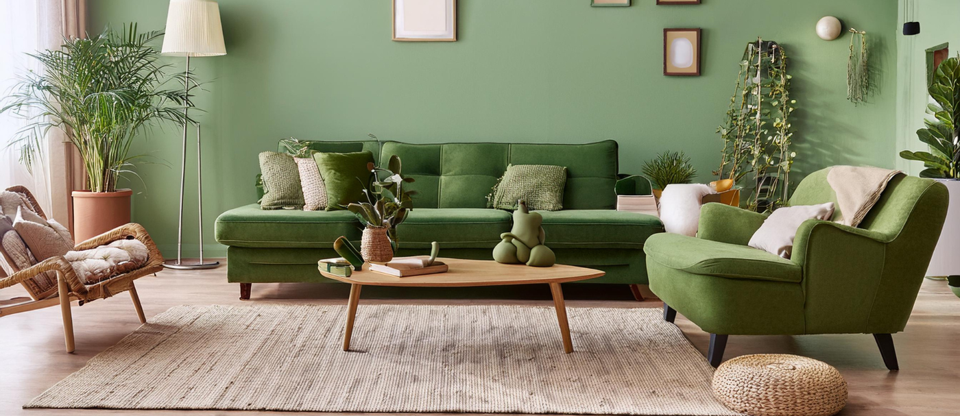 Creëer een groen interieur